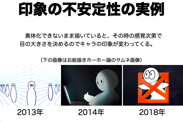 印象記号の不安定性